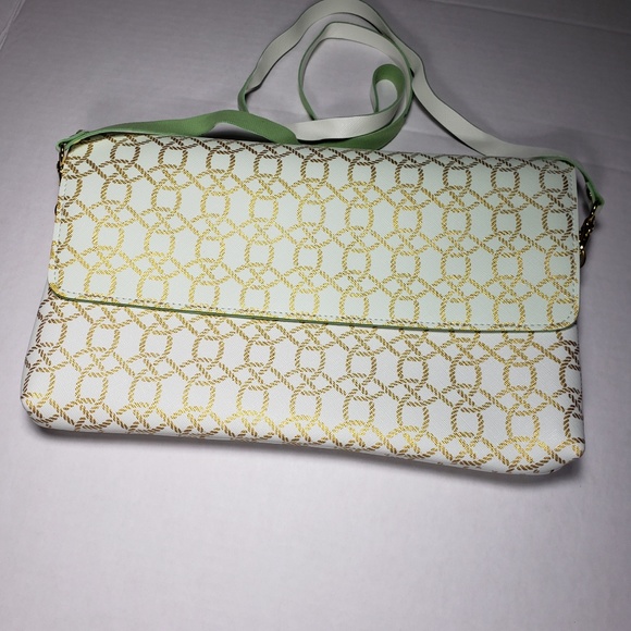 Beautiful envelope gold print clutch - Picture 1 of 4